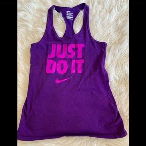 Purple Nike Tank Top